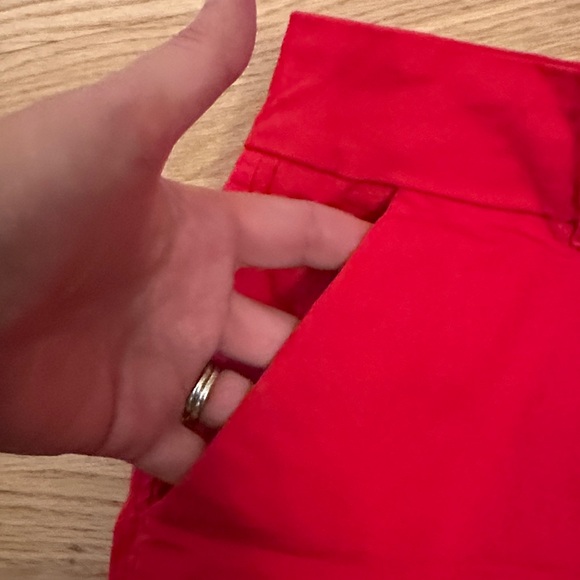 Dear John High Waist Red Women's Shorts - Picture 3 of 7